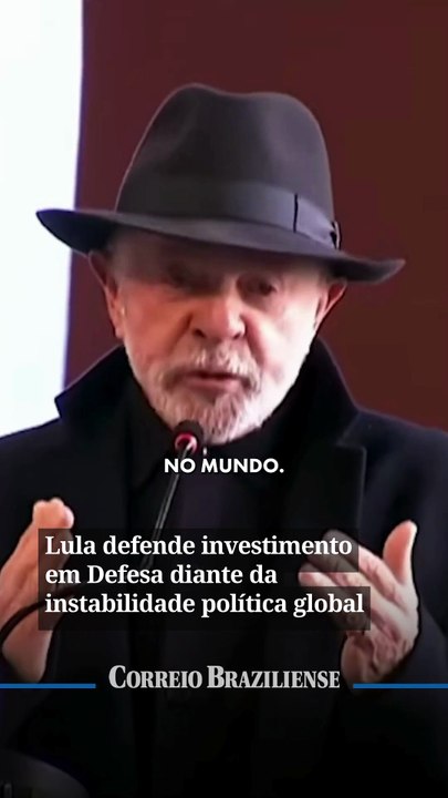 Lula defende investimento em Defesa diante da instabilidade política global