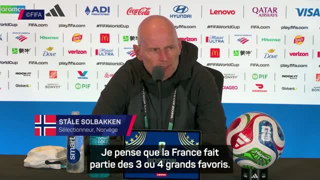 Norvège - Solbakken : “Le quatuor offensif de la France est de loin le meilleur de la compétition”
