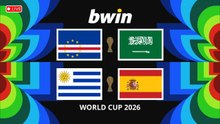 CABO VERDE vs ARABIA SAUDÍ y URUGUAY vs ESPAÑA, Mundial 2026 (Grupo H)