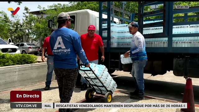 Pueblo de Anzoátegui envía 120 toneladas de ayuda humanitaria para el estado La Guaira