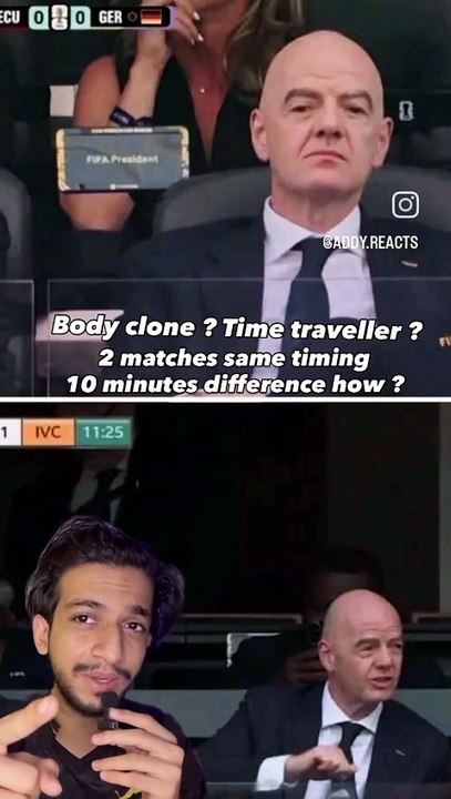 Body clone of FIFA president