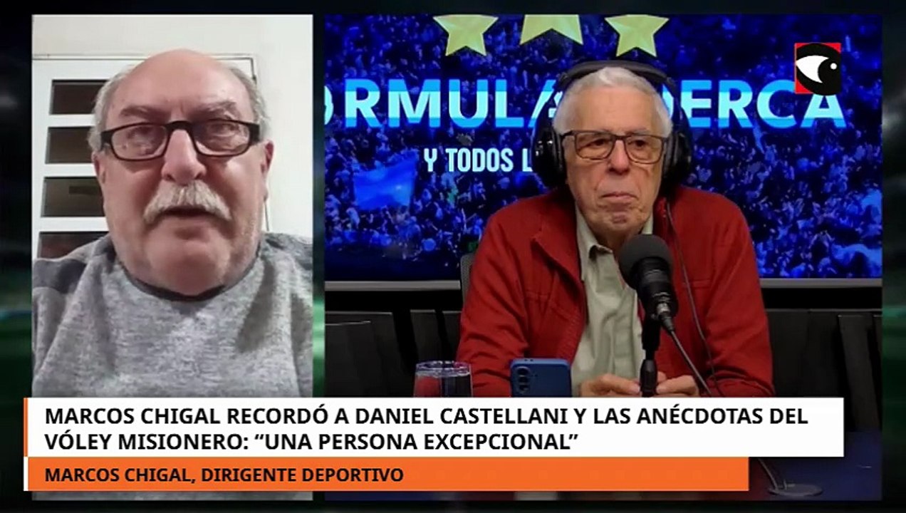 Marcos Chigal recordó a Daniel Castellani