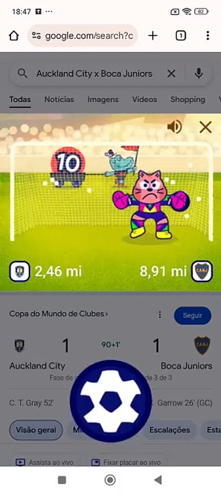 Auckland City x Boca Juniors - Combo de 5 Partidas - Mini Cup Google Copa do Mundo de Clubes