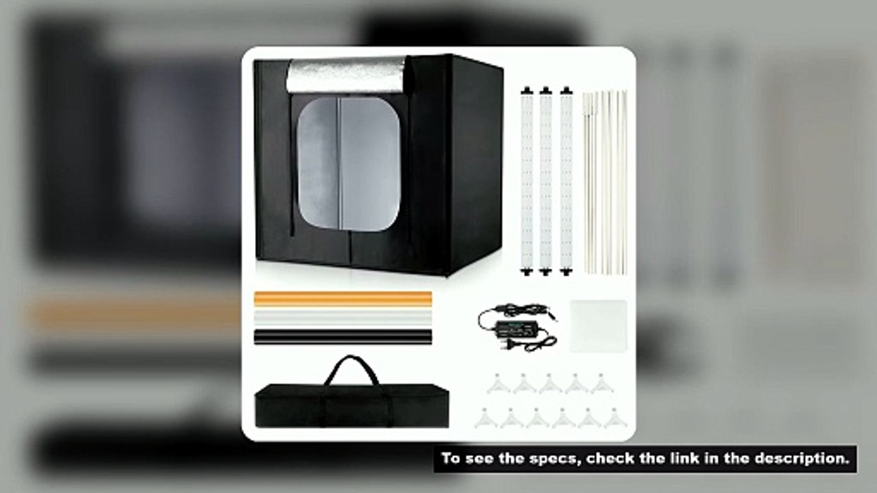 Light Box 80*80*80cm photography tent with 3 Dimming Lights Panel,photo box with black/white/yellow