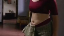 Midriff Saree Tease - From Veranda to Bedroom