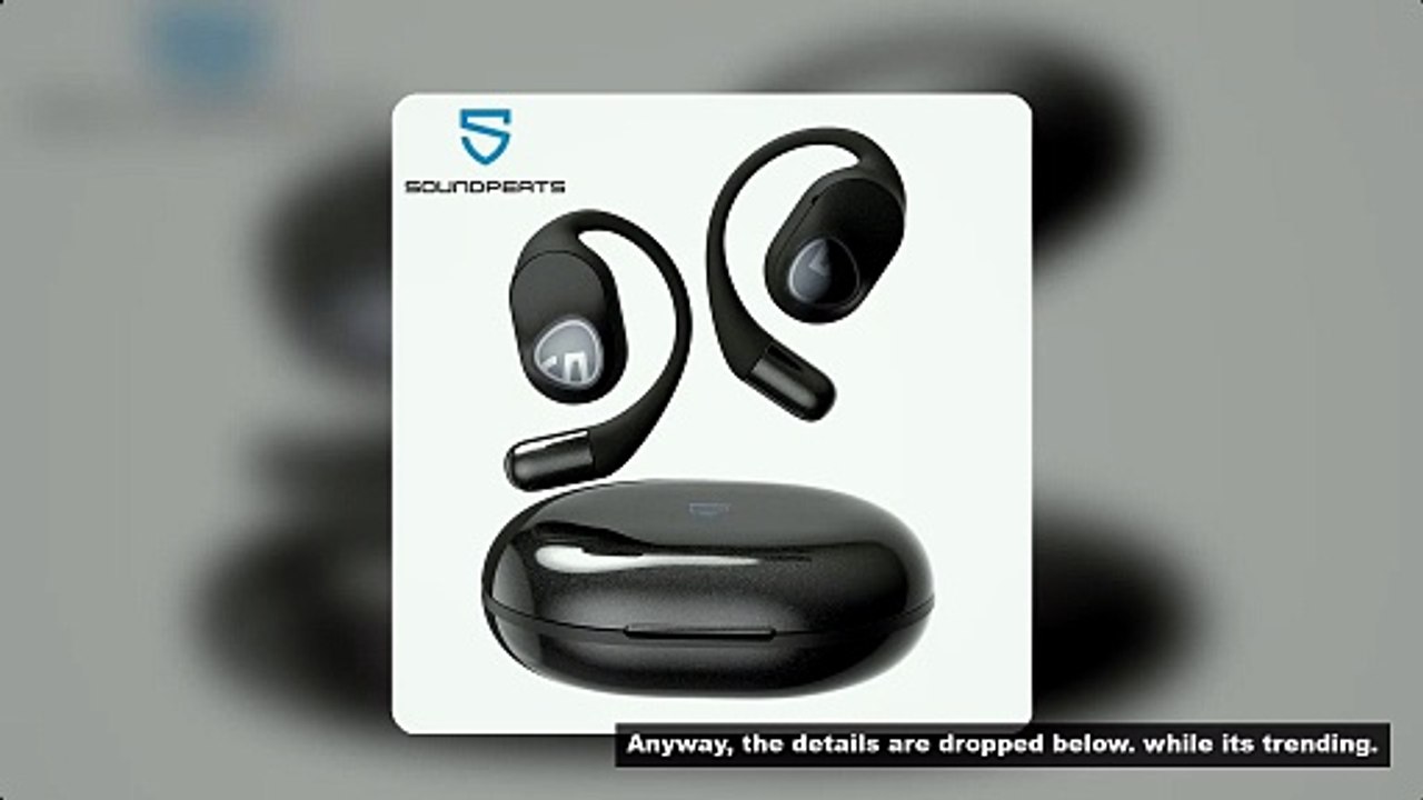 SoundPEATS GoFree2 Open-Ear Headphones with Stable Comfort & Hi-Res Sound, Bluetooth 5.3 Earbuds wit