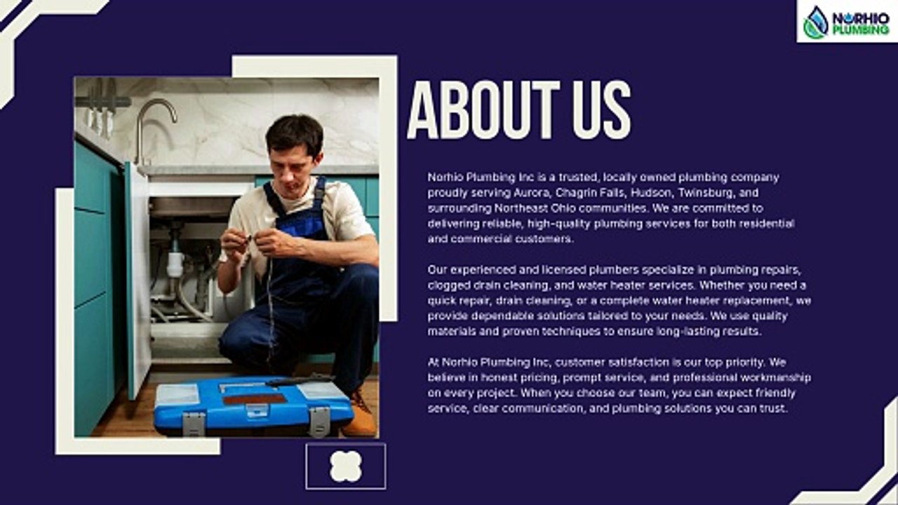 Emergency Plumber Aurora & Chagrin Falls, OH | Norhio Plumbing Inc.