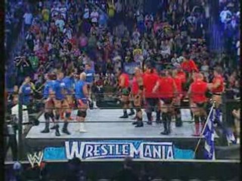 Wrestlemania 21 - Pre Show Battle Royal - Raw Vs Smackdown
