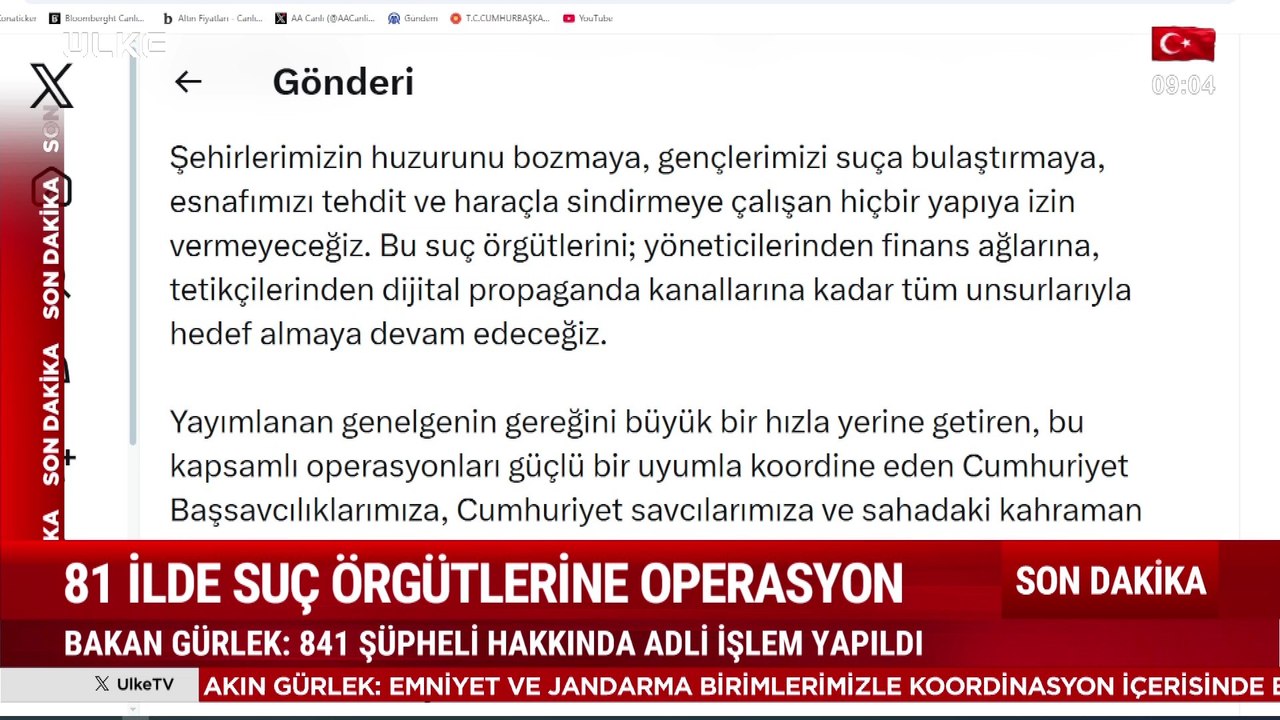 Ülke'de Bu Sabah - 26 Haziran 2026