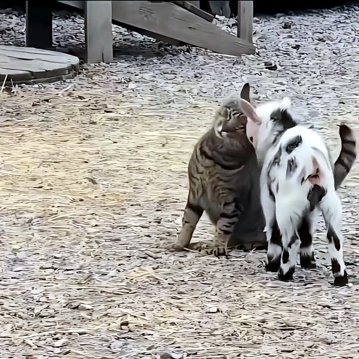 I thought they were going to fight... but the ending was much cuter than I imagined. 🐱🥹💛