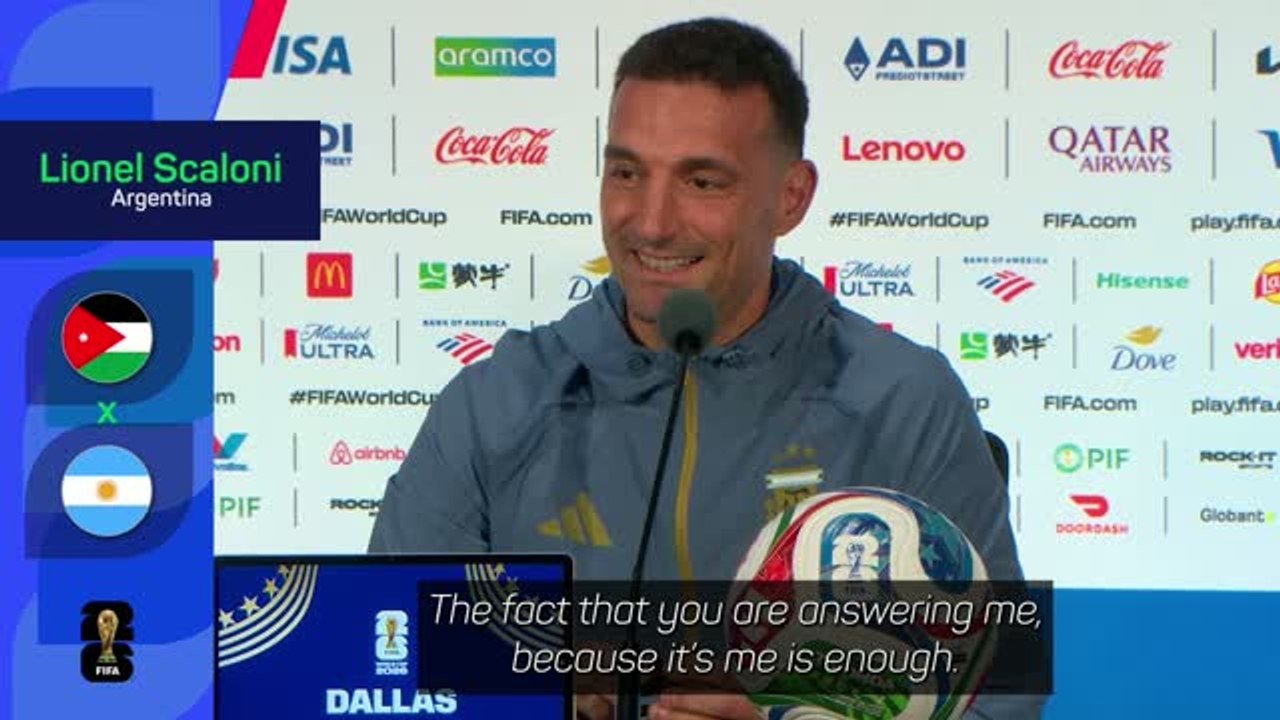 Messi to start on bench against Jordan, confirms Scaloni