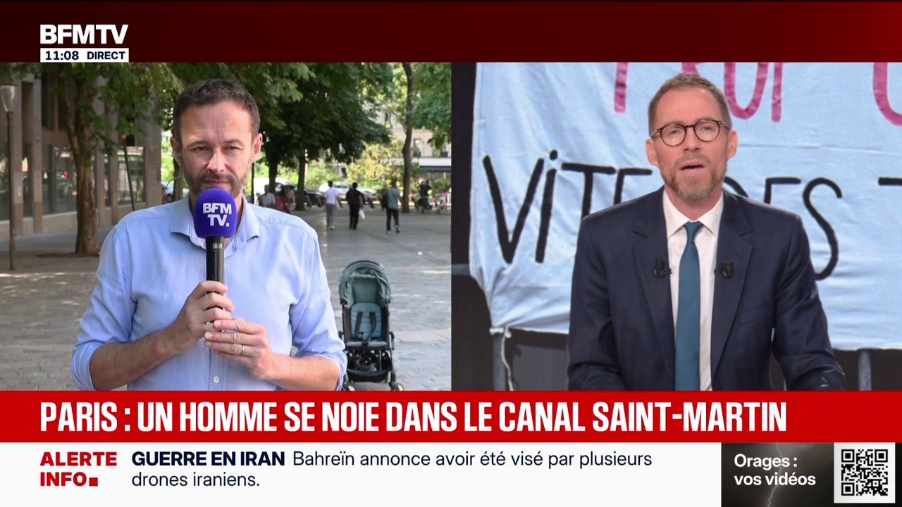 Noyade dans le canal Saint-Martin: il faut "respecter des règles simples de sécurité", rappelle David Belliard, maire Les Écologistes du XIe arrondissement de Paris