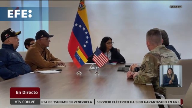 Delcy Rodríguez se reúne con expertos de EE.UU. para evaluar rescates tras terremotos
