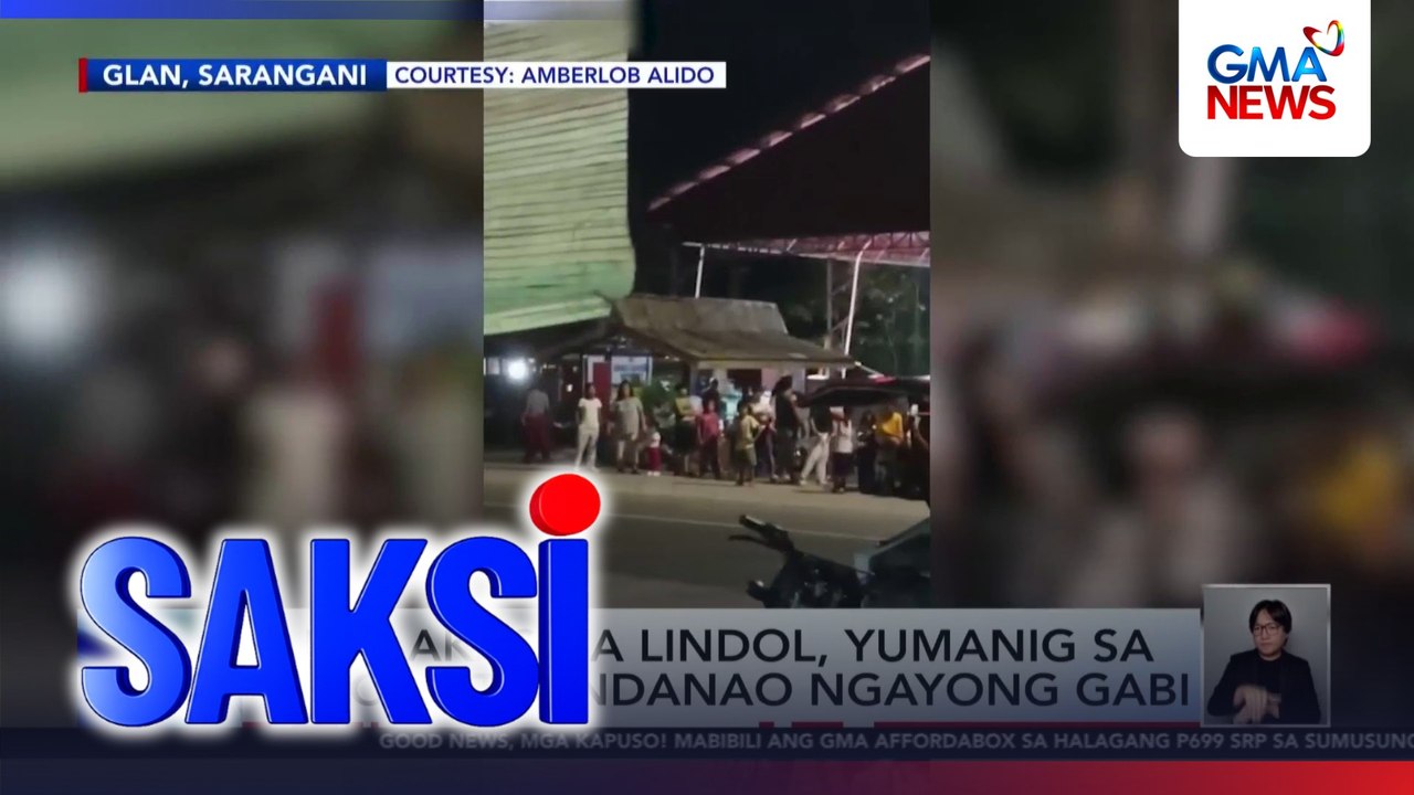 3 malakas na lindol, yumanig sa Luzon at Mindanao ngayong gabi | Saksi