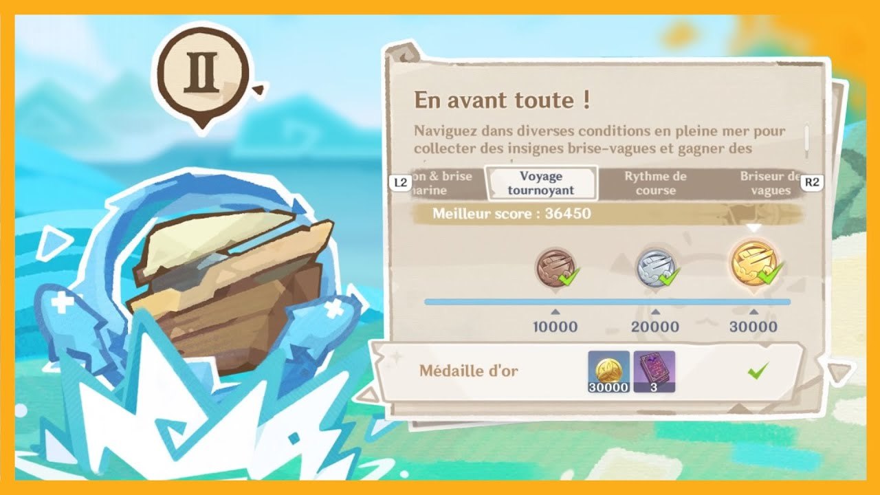 Genshin Impact | EN AVANT TOUTE : VOYAGE TOURNOYANT et RYTHME DE COURSE ! 2/3