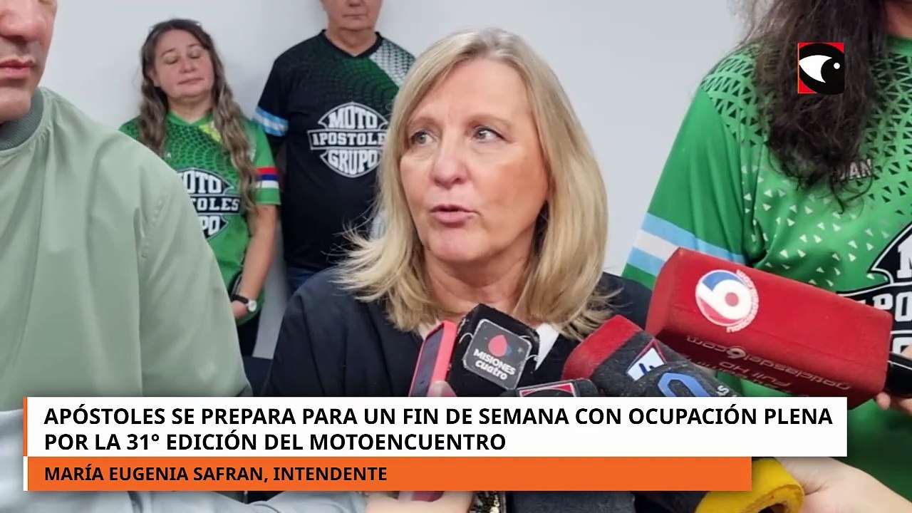 Apóstoles se prepara para un fin de semana con ocupación plena por la 31° edición de Motoencuentro