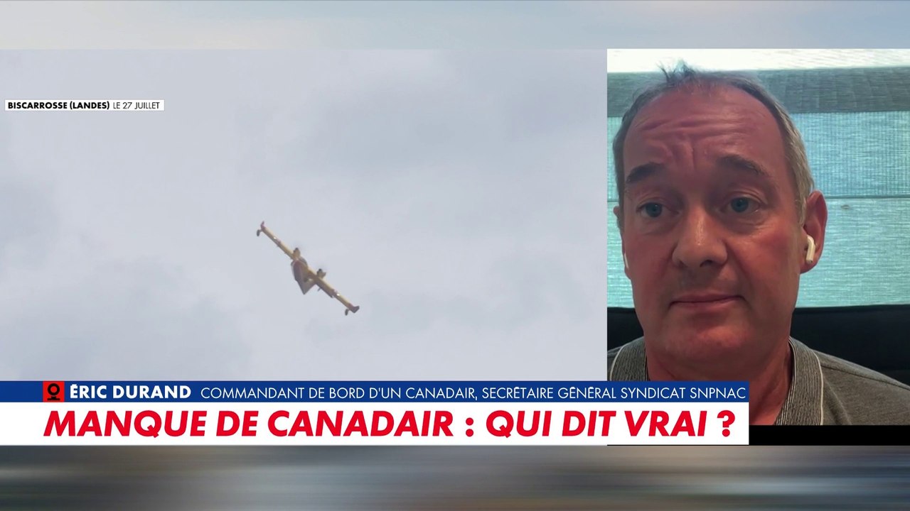 Eric Durand : «Aujourd'hui, pour ce genre de travaux, il n'existe que le Canadair»