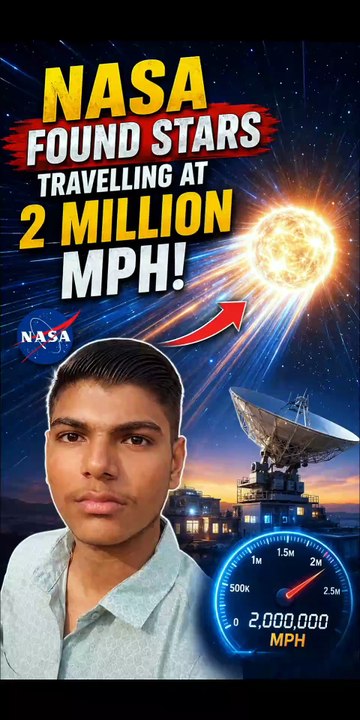 NASA Found Stars Travelling at 2 Million MPH! 🌌 #SpaceFacts #Cosmos #Astronomy #RogueStars #SpaceMysteries #NASA #Universe #MindBlowingFacts #ScienceFacts #facts