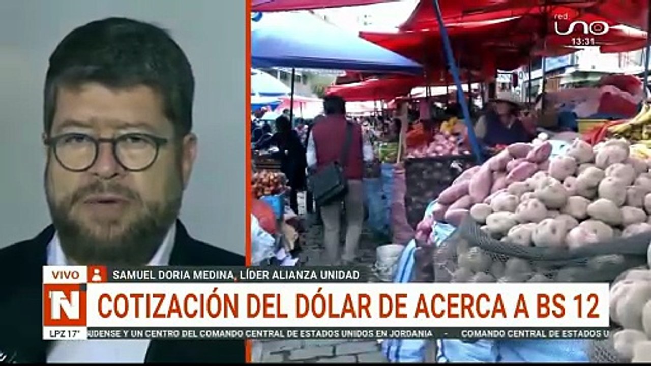 Doria Medina se refiere al alza del dólar
