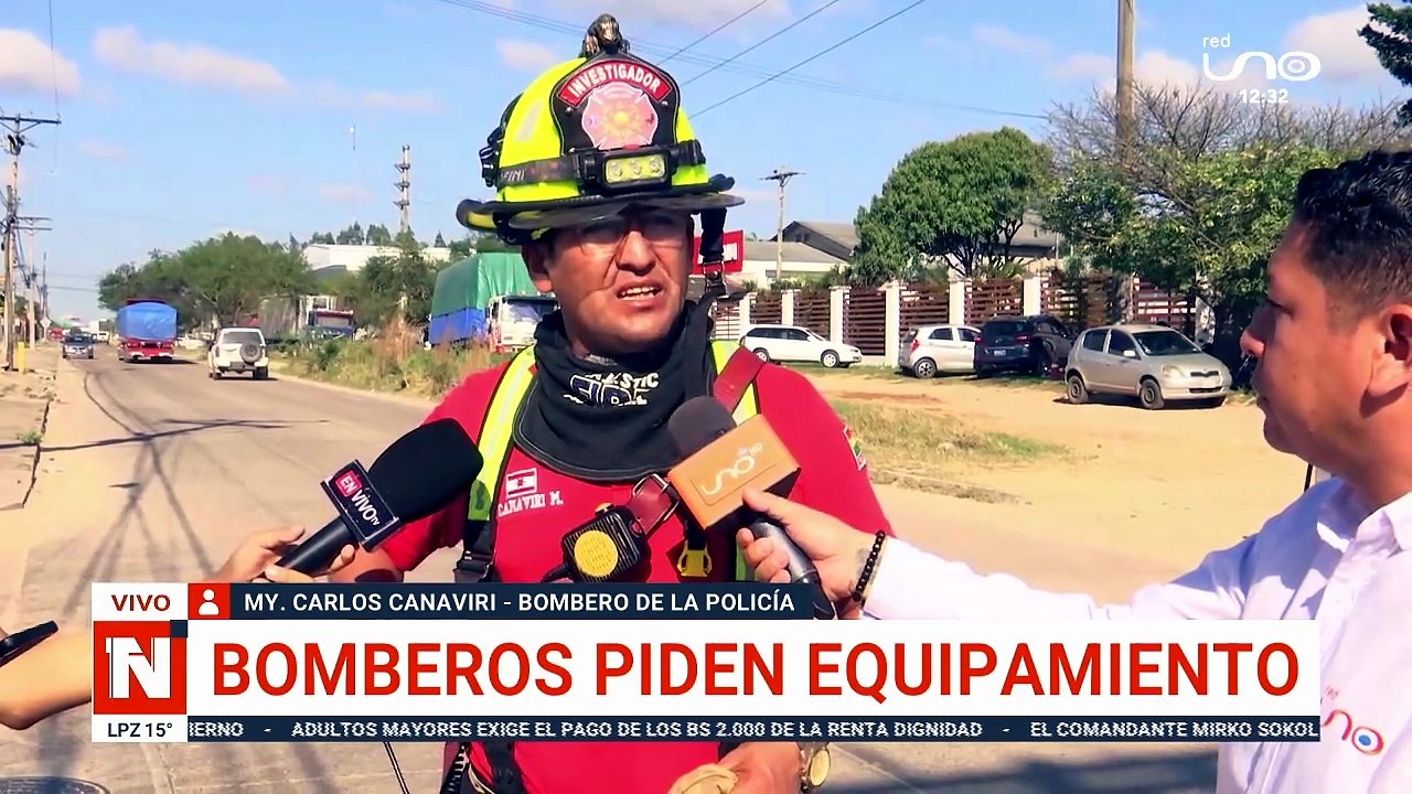 BOMBEROS PIDEN EQUIPAMIENTO