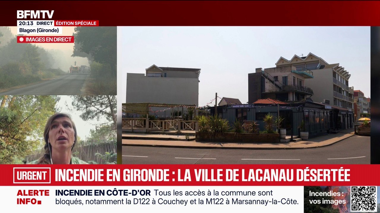 Incendies en Gironde: "On a mis en place une cellule 'kiné - osthéo' pour recevoir les pompiers", explique Isabelle, kinésithérapeute