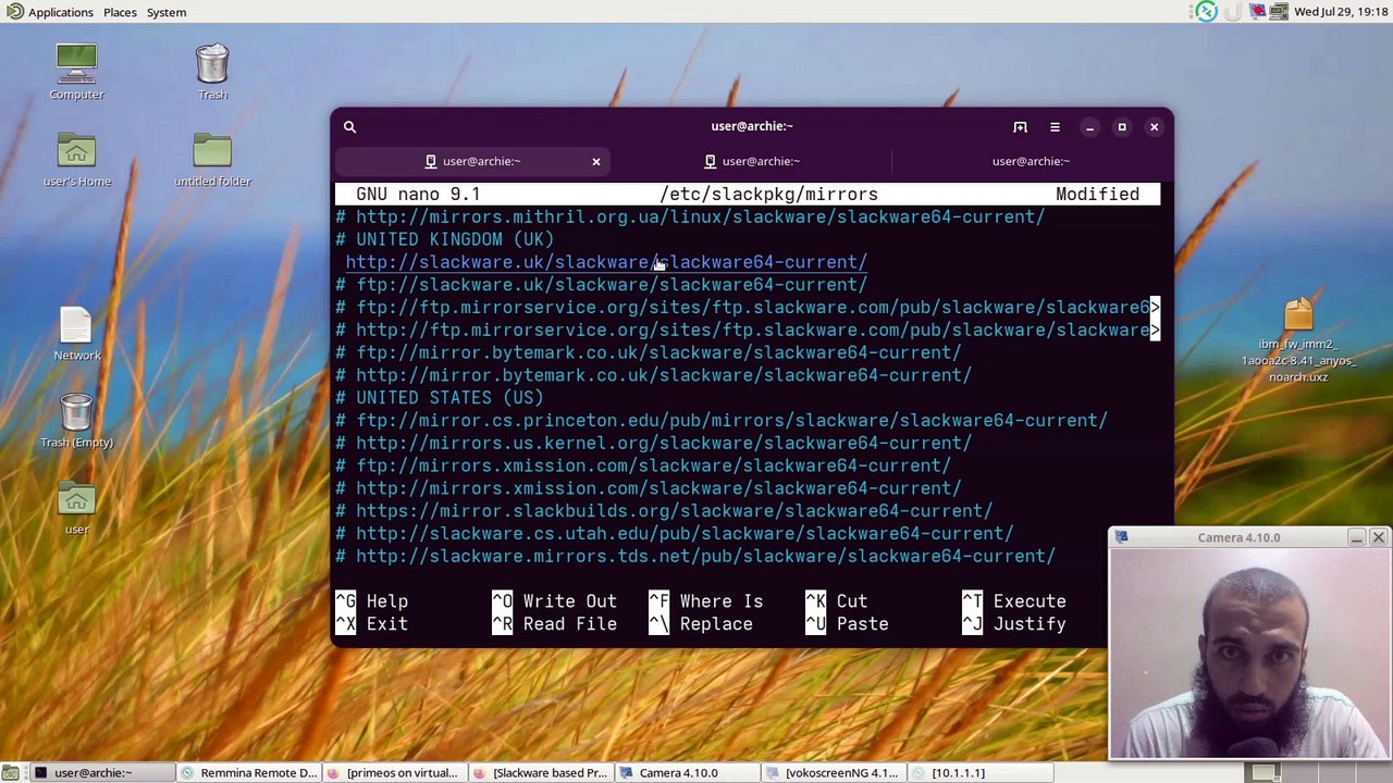 Converting Slackware into slackware current