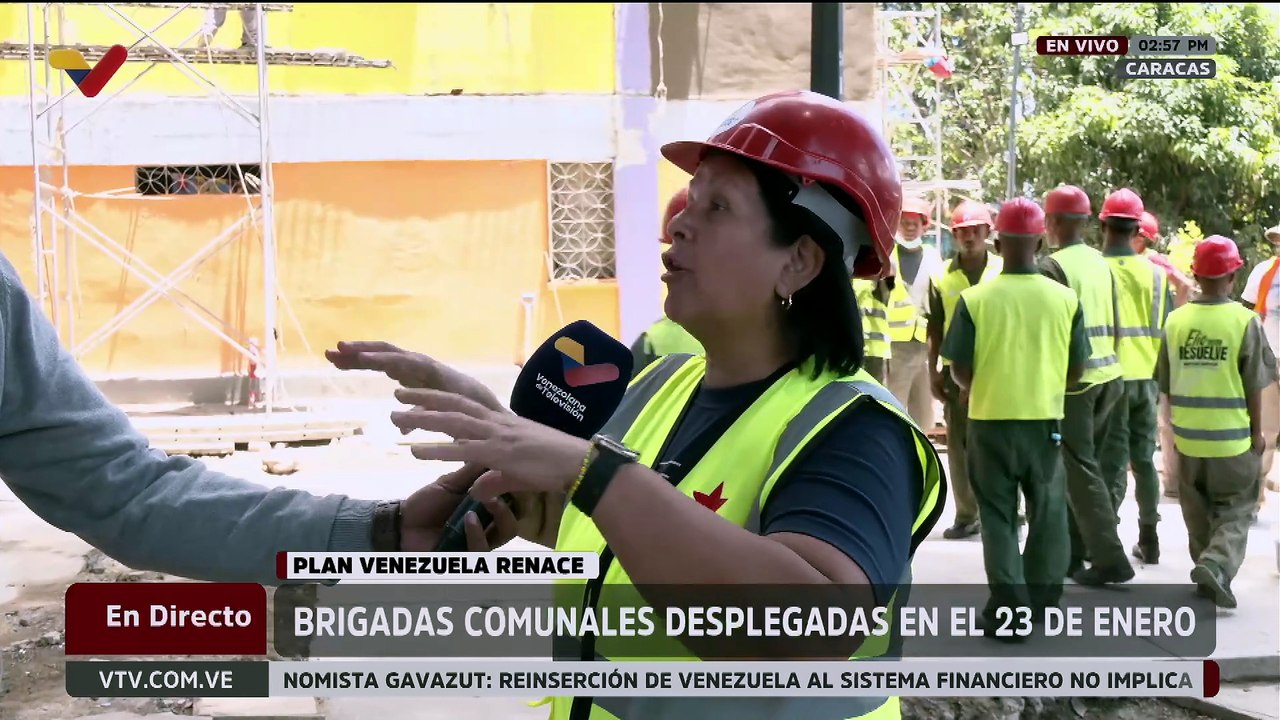 Brigada Comunal de voluntarios se encuentran desplegados en la Parroquia 23 de Enero