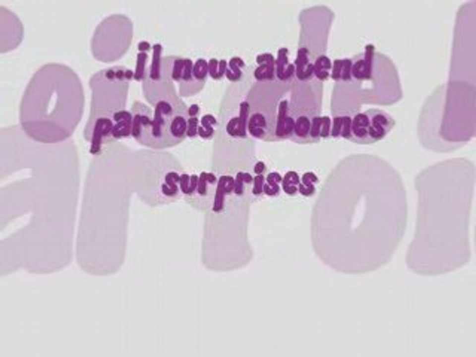 Toujours tout droit...