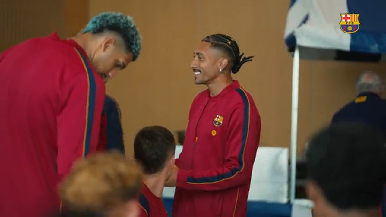 Raphinha ya se entrena con el FC Barcelona