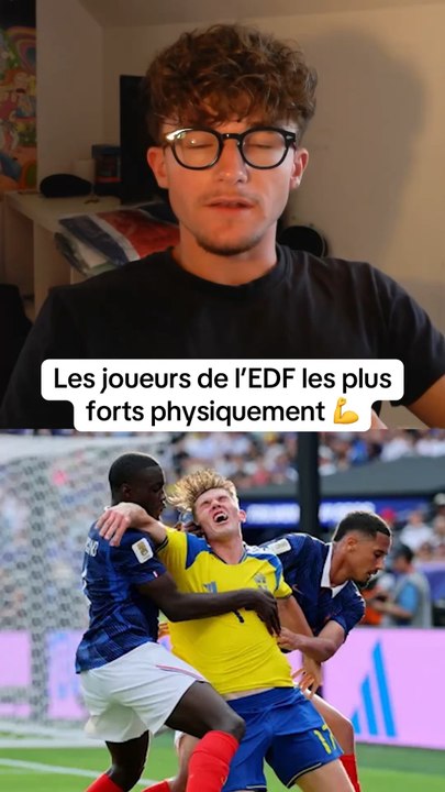 les joueurs de l’équipe de France les plus forts physiquement