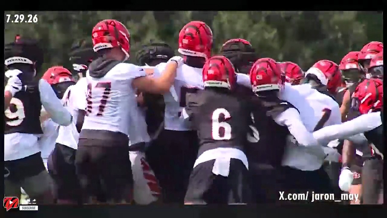 DJ Turner and Jalen Davis on Bengals Training Camp Fight