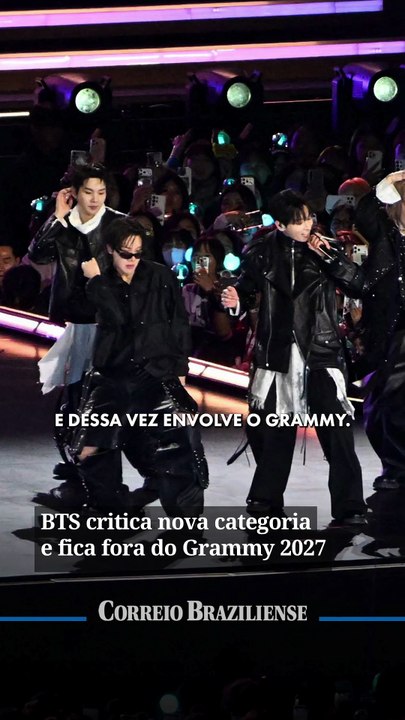 BTS critica nova categoria e fica fora do Grammy 2027