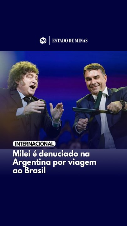 Milei é denunciado por viagem ao Brasil