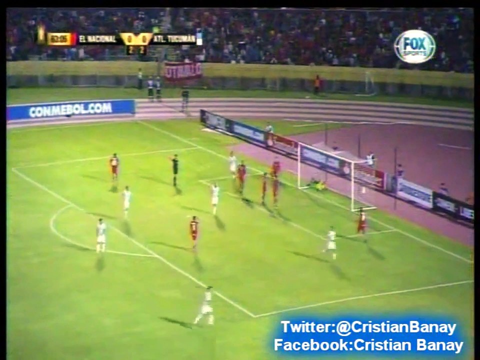 El Nacional 0 Atlético Tucumán 1 (Relato Gustavo Cima) Copa Libertadores 2017
