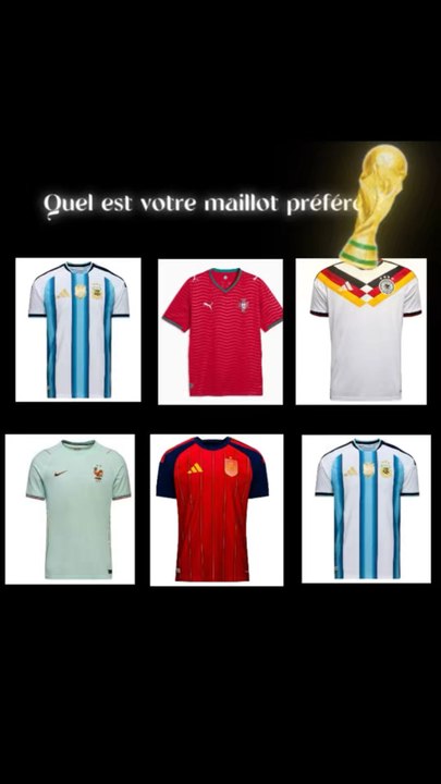 Quel est votre maillot préféré ?