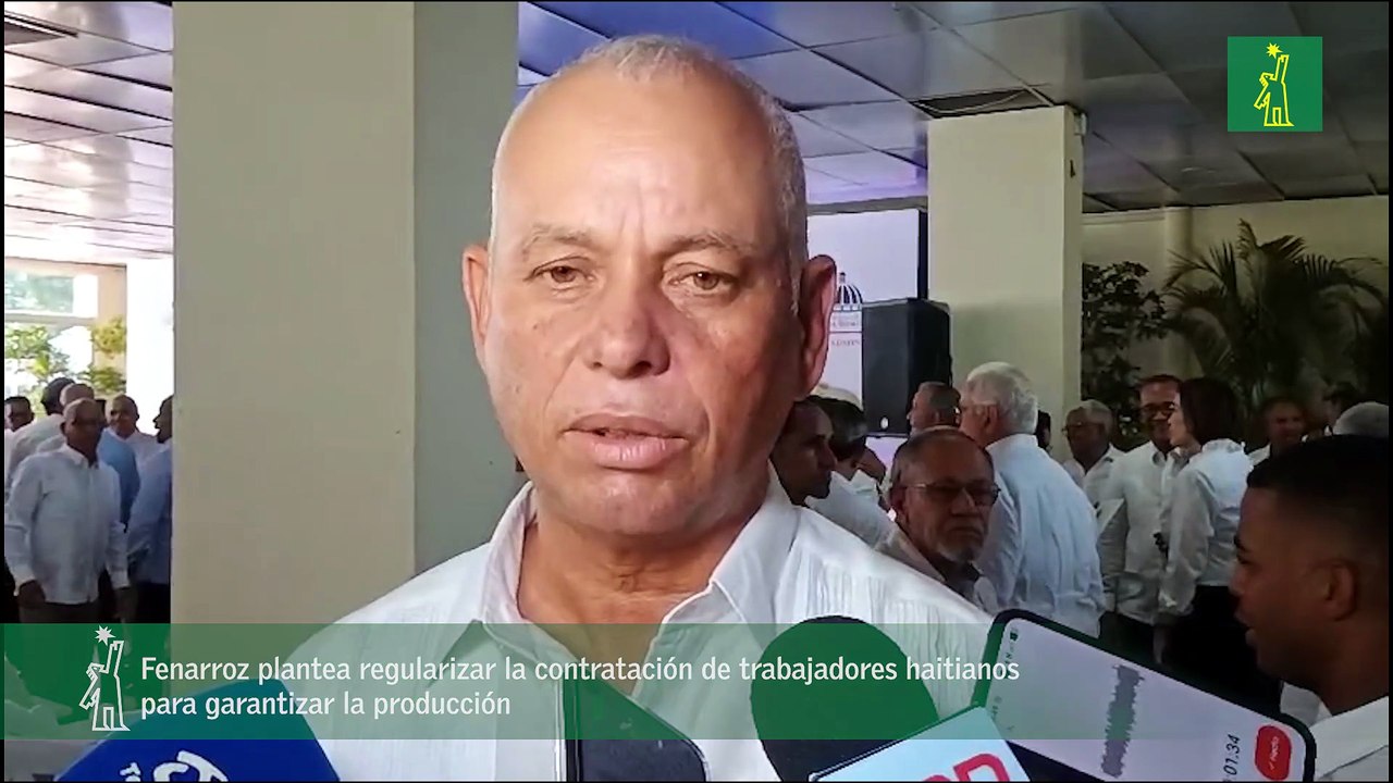 Fenarroz plantea regularizar la contratación de trabajadores haitianos para garantizar la producción