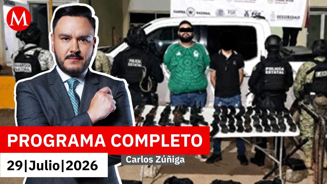 Cae 'El 20' en Mazatlán, ligado a los 'Culiacanazos' | Carlos Zúñiga, 29 de julio de 2026