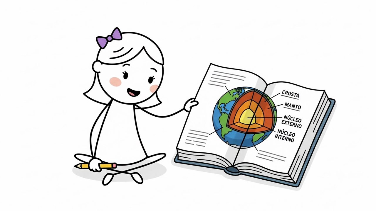 A miúda de ciências explica... | ... e se o núcleo da Terra fosse sólido.