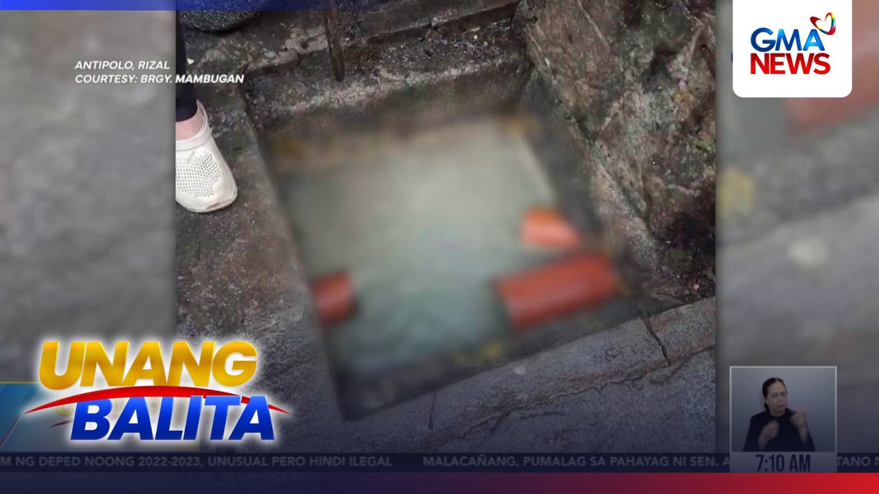 Baha na may kasamang dumi ng tao at sebo, ikinagulat ng mga taga-Brgy. Mambugan | Unang Balita