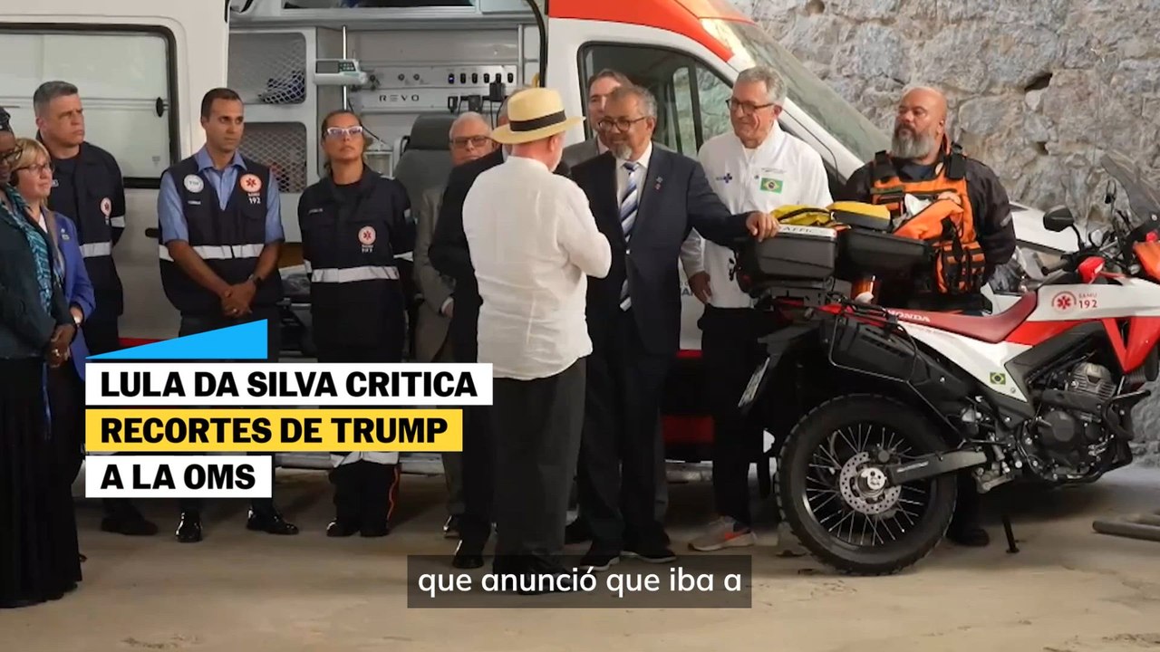 Lula Da Silva lanza crítica a Donald Trump por recortes a la OMS