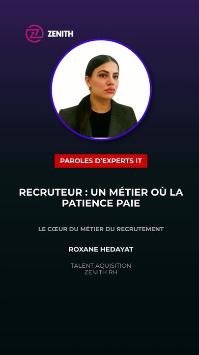 Recruteur  un métier où la patience paie