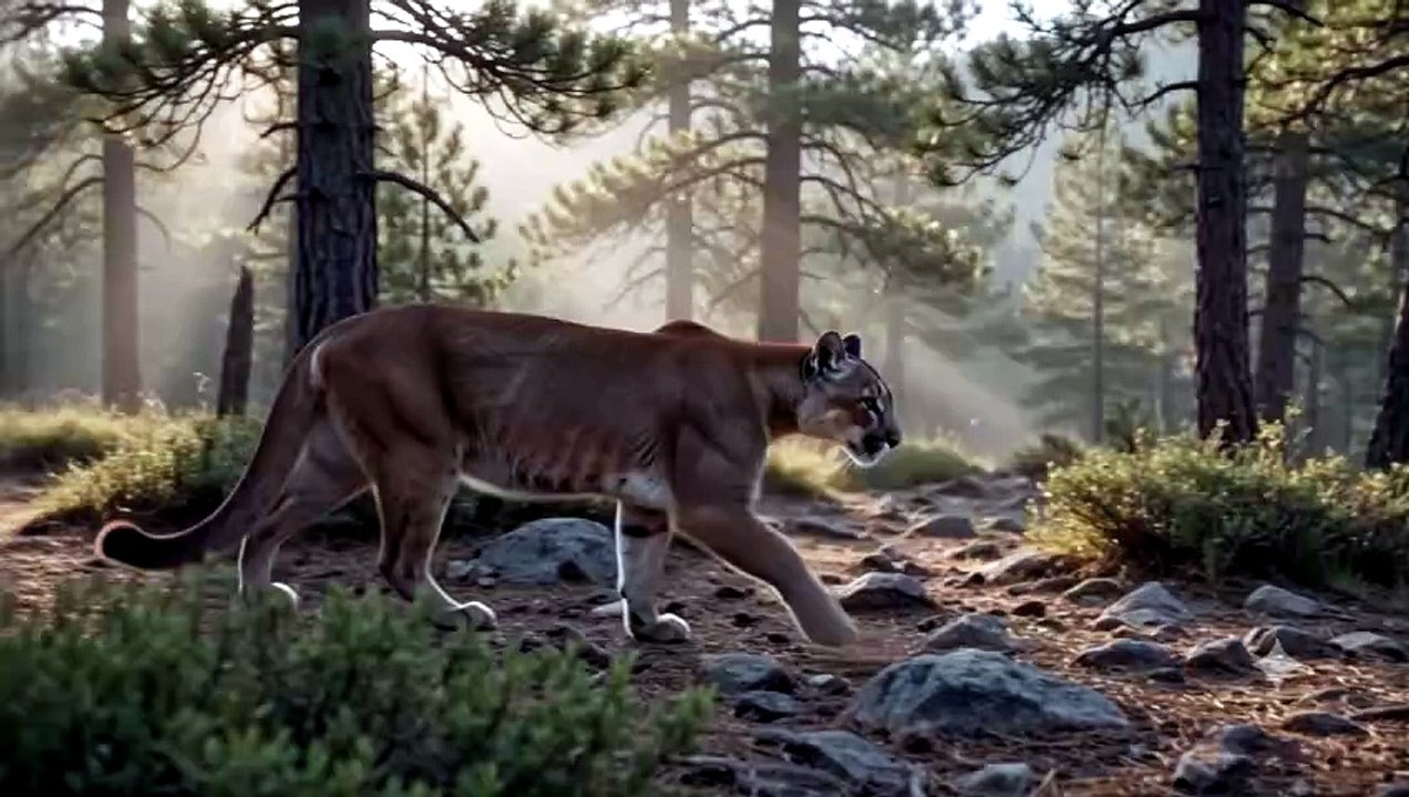 Puma : The silent mountain hunter with remarkable strength and adaptability