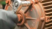 60-Year-Old Rusted Electric Motor Fully Restored.