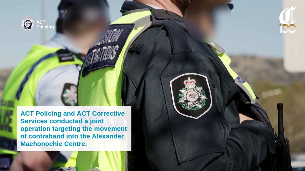 ACT Policing and ACT Corrective Services conducted a joint operation targeting the movement of contraband into the Alexander Machonochie Centre.