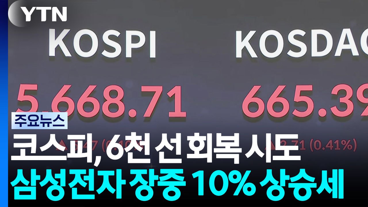 등락 오가던 코스피, 장 중 반등 시도 / YTN