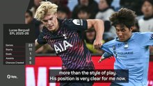 De Zerbi says Bergvall's not asked to leave Spurs - and he wants to keep him