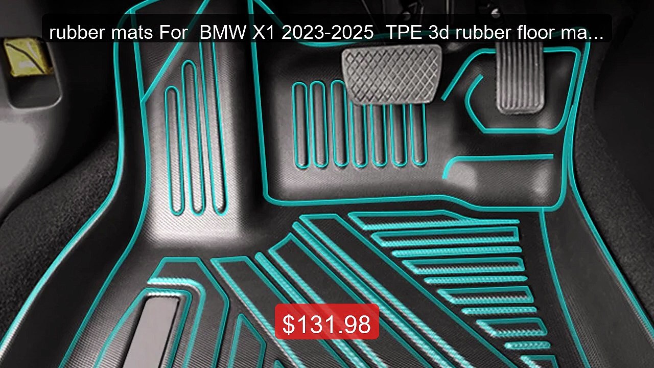 rubber mats For  BMW X1 2023-2025  TPE 3d rubbe...