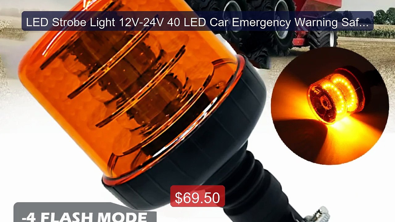 LED Strobe Light 12V-24V 40 LED Car Emergency Warning Safety Flashi... -- Top Rated 2026 | Buy Now!