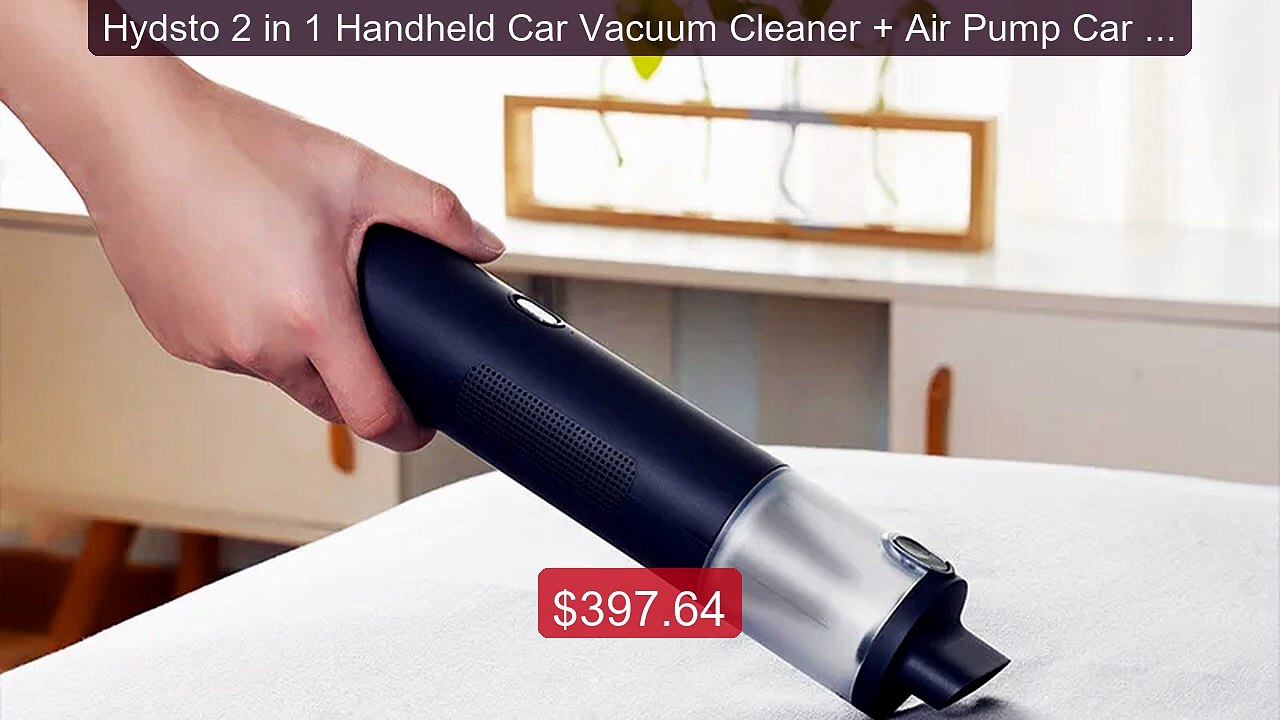 Hydsto 2 in 1 Handheld Car Vacuum Cleaner + Air...
