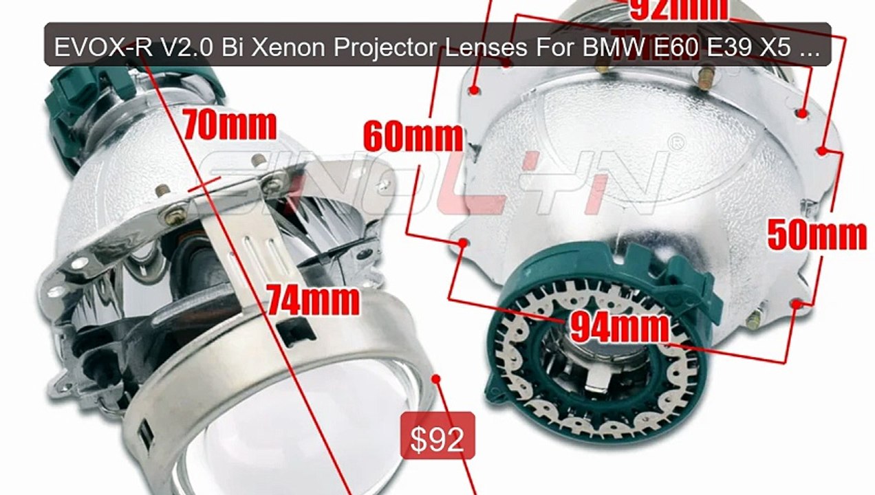 EVOX-R V2.0 Bi Xenon Projector Lenses For BMW E...